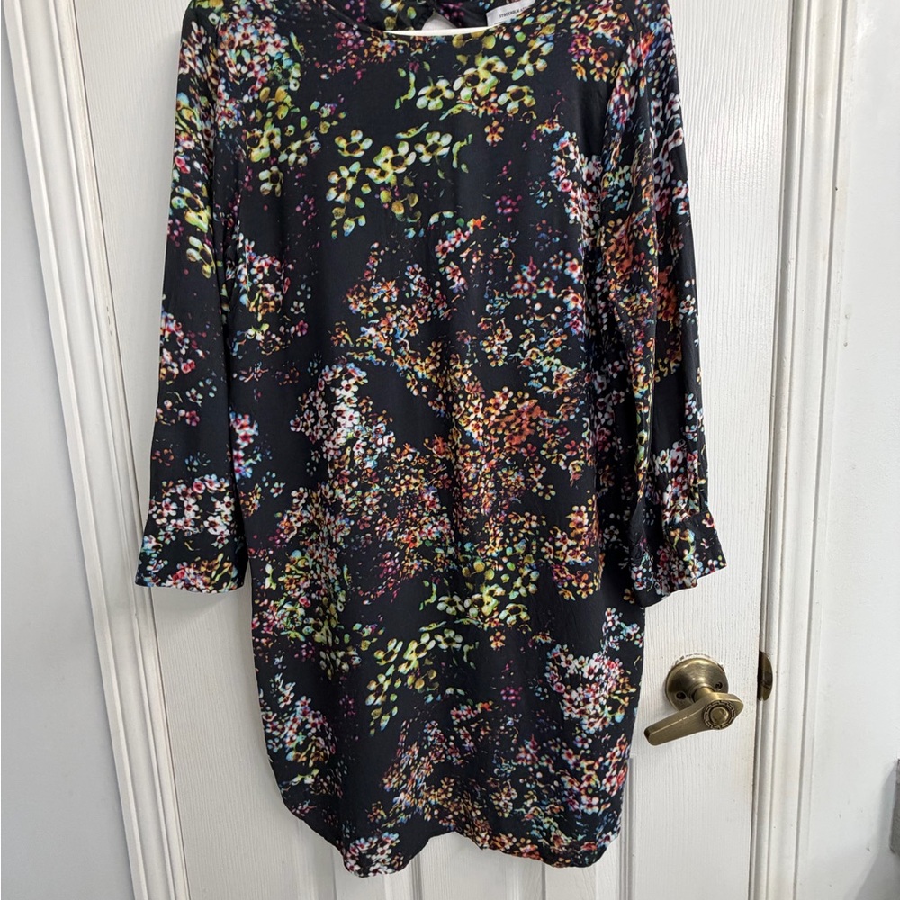 & Other Stories Stockholm Atelier Floral Shift Dress Long Sleeve Size 6